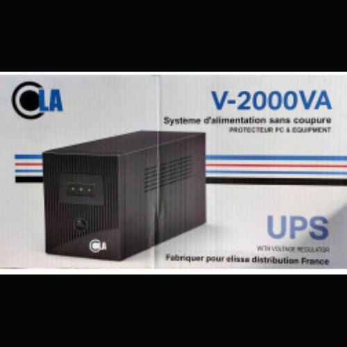 UPS Onduleur Stabilisateur OLA-2000VA - Noir