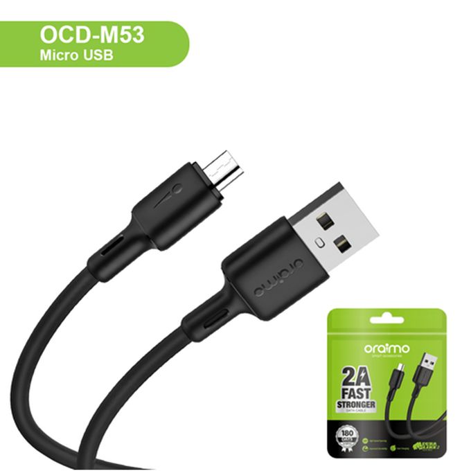 Oraimo Câble USB - DURA LINE 2 OCD-M53 - Charge Rapide - 6 Mois Garantie