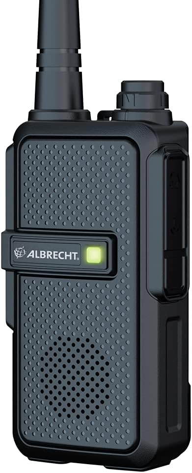 Talkie-Walkie Albrecht Tectalk Worker 3, 29825, PMR446 Émetteurs-récepteurs Robustes pour Chantiers de Construction, sécurité, opération, extérieur, Accessoires Inclus