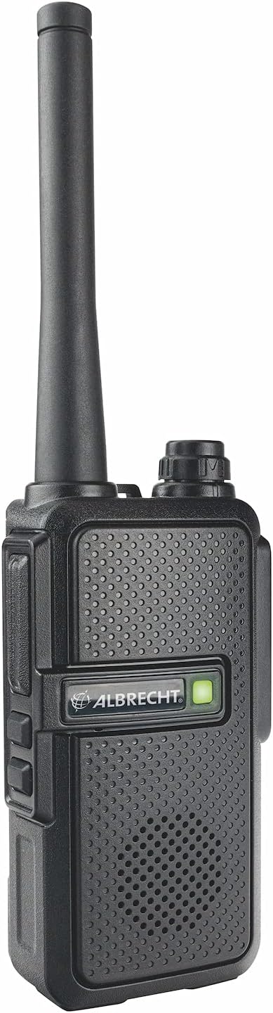 Talkie-Walkie Albrecht Tectalk Worker 3, 29825, PMR446 Émetteurs-récepteurs Robustes pour Chantiers de Construction, sécurité, opération, extérieur, Accessoires Inclus