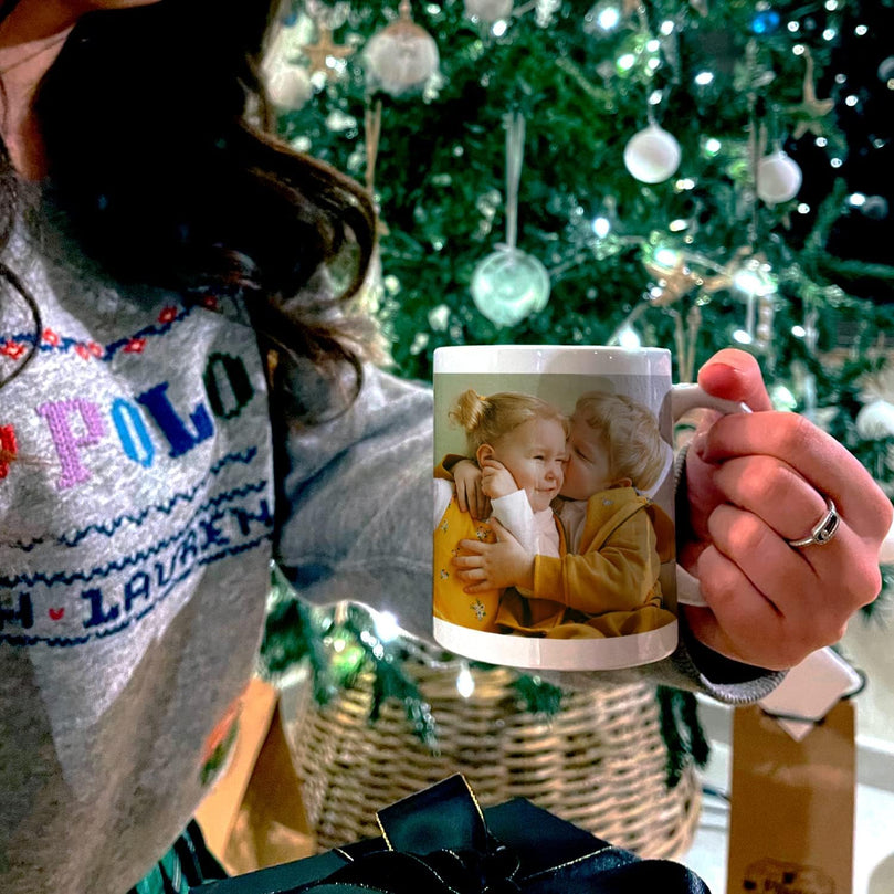 Céramique Mug personnalisé avec Texte et Photo - Idee cadeau noel | Tasse personnalisable | Cadeau Homme, Femme, Cadeau original