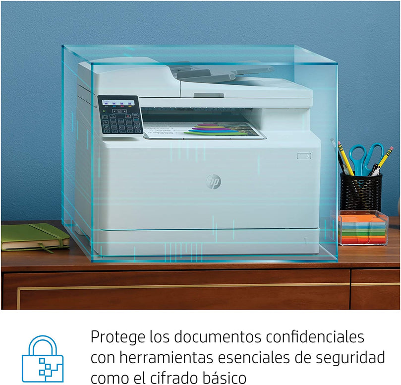 HP Color Laserjet Pro MFP M183fw 16ppm Imprimante Laser (8,5 x 14 Pouces, USB) 1 Blanc