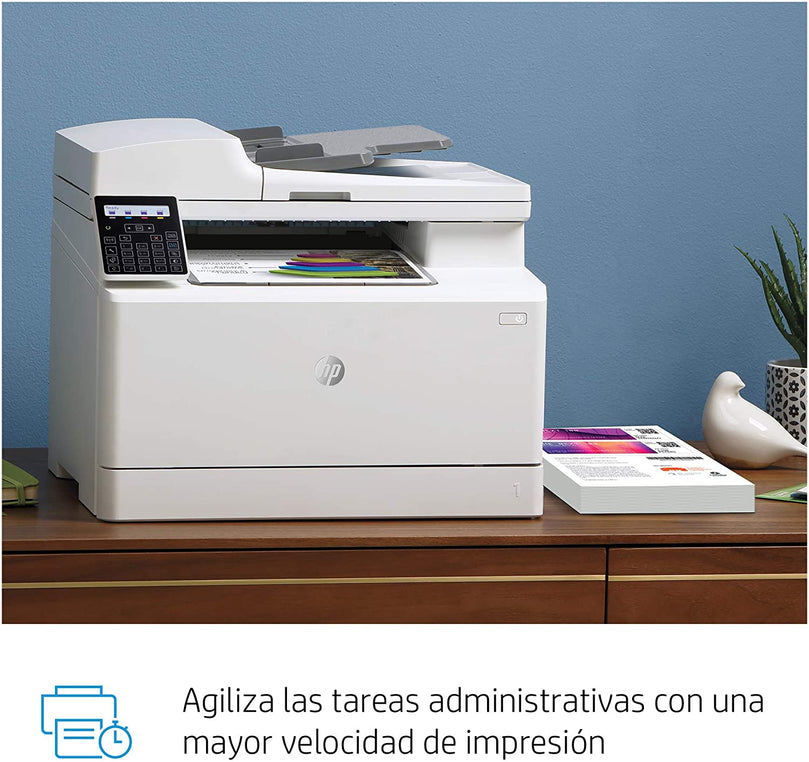 HP Color Laserjet Pro MFP M183fw 16ppm Imprimante Laser (8,5 x 14 Pouces, USB) 1 Blanc