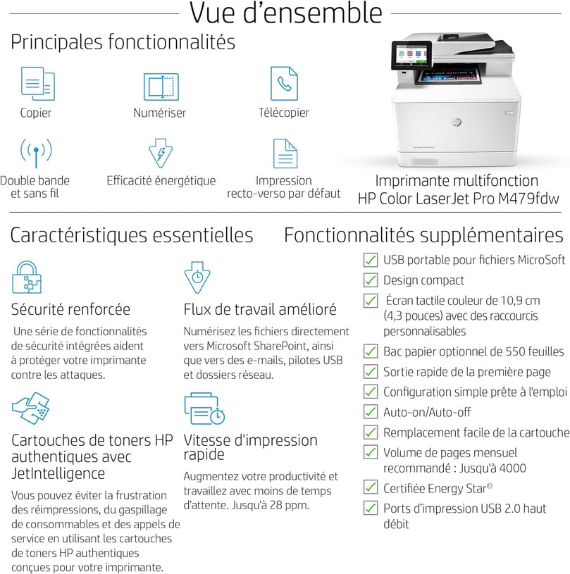 Hp Color Laserjet Pro MFP M479fdw