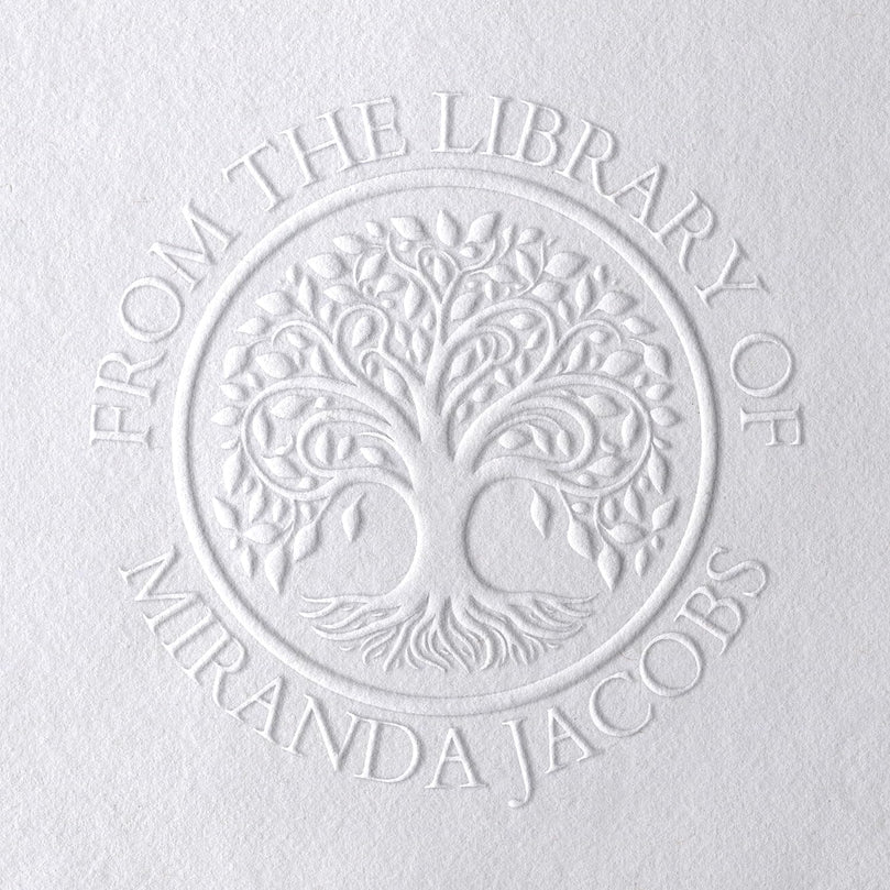 Tampon SEC à gaufrer Personnalisé Idéal pour Attestation foncière, Certificat, Diplôme, Acte notarié, Titre foncier, Livre pour papier - Idéal pour un cadeau ou une occasion spéciale - Différents motifs