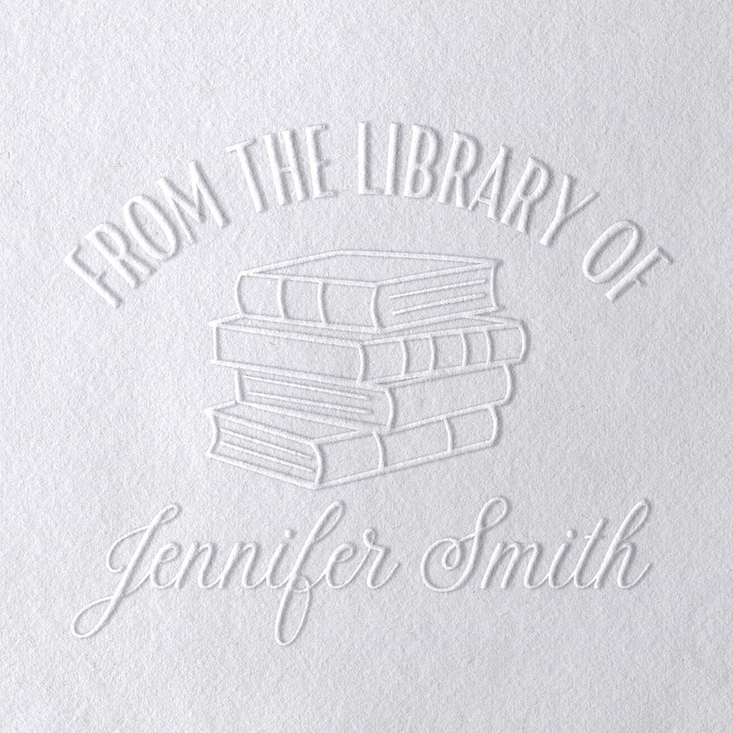 Tampon SEC à gaufrer Personnalisé Idéal pour Attestation foncière, Certificat, Diplôme, Acte notarié, Titre foncier, Livre pour papier - Idéal pour un cadeau ou une occasion spéciale - Différents motifs