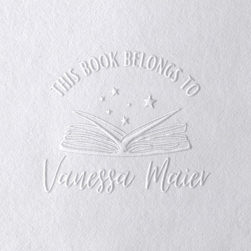 Tampon SEC à gaufrer Personnalisé Idéal pour Attestation foncière, Certificat, Diplôme, Acte notarié, Titre foncier, Livre pour papier - Idéal pour un cadeau ou une occasion spéciale - Différents motifs