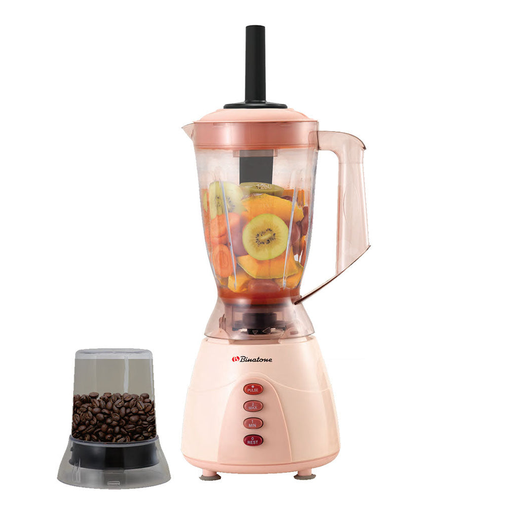 Binatone Blender BLG-450P MK2 - 1.5L - 350W - Nude - 1 Mois Garantie