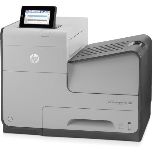 Imprimante à jet d'encre couleur HP Officejet Enterprise X555dn- Blanc