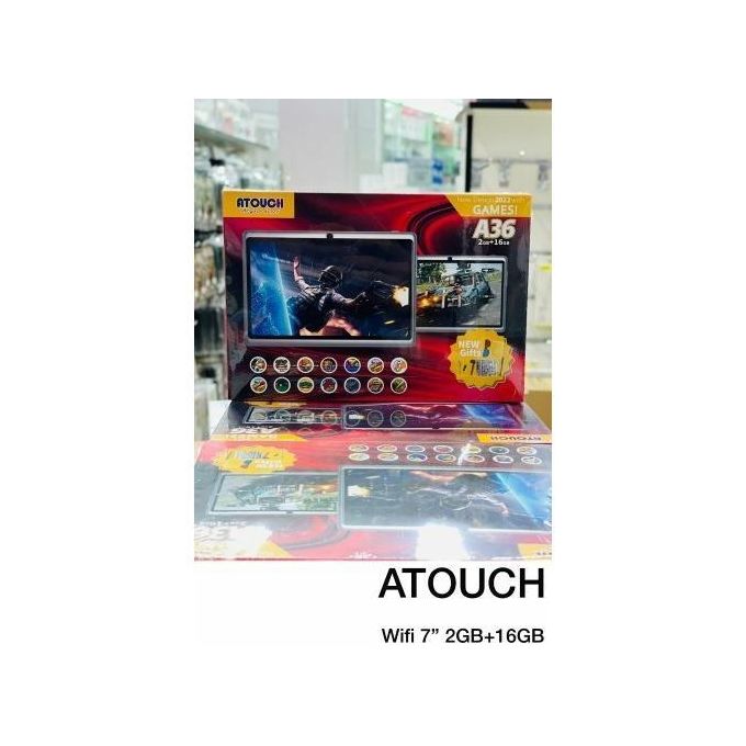Atouch Tablette Éducative A36 - 7 Pouces - 16 Go - 2 Go Ram Android 5.1 - Multicolore