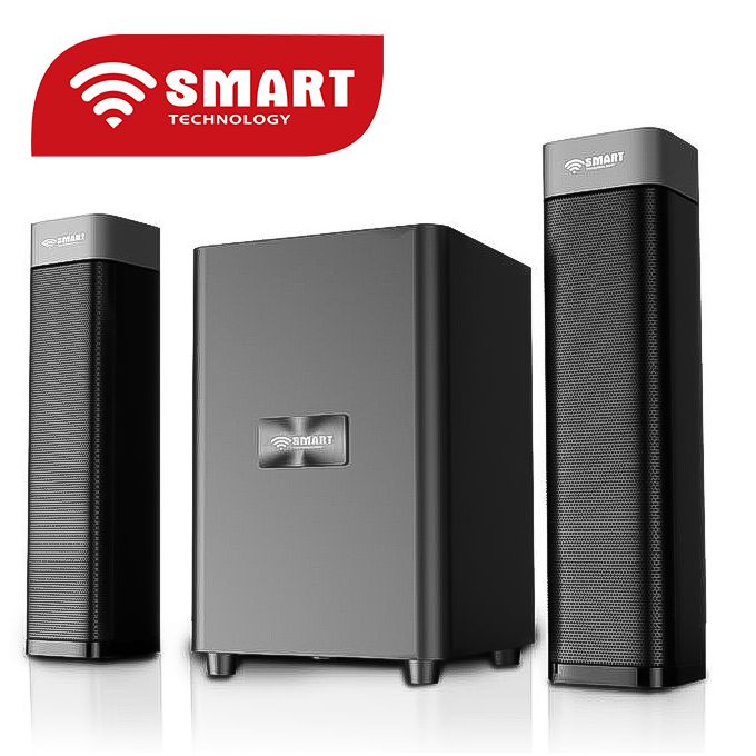 Barre De Son Bluetooth SMART TECHNOLOGY  Avec Woofer - STHA-1011M - Haute Performance - Noir - Garantie 1 Mois