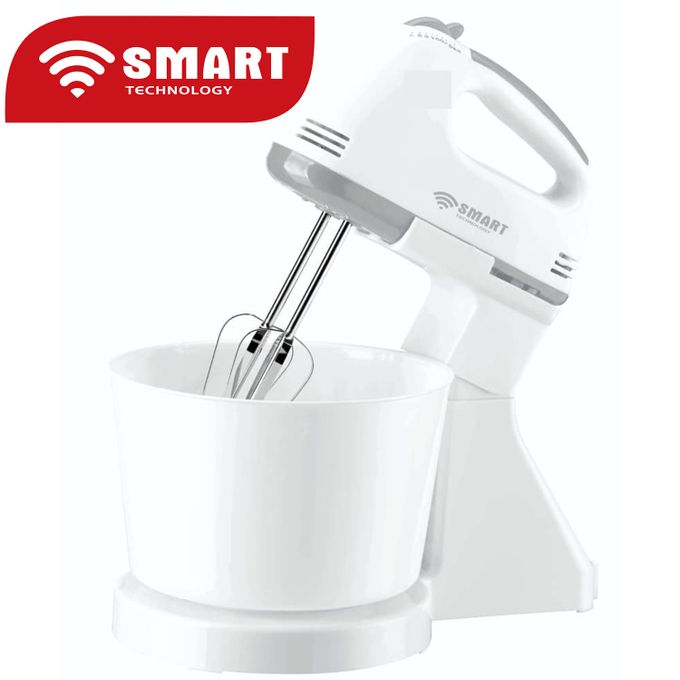 Batteur avec bol  SMART TECHNOLOGY -STPE-312 - 200 W - Blanc- 1Mois Garantie