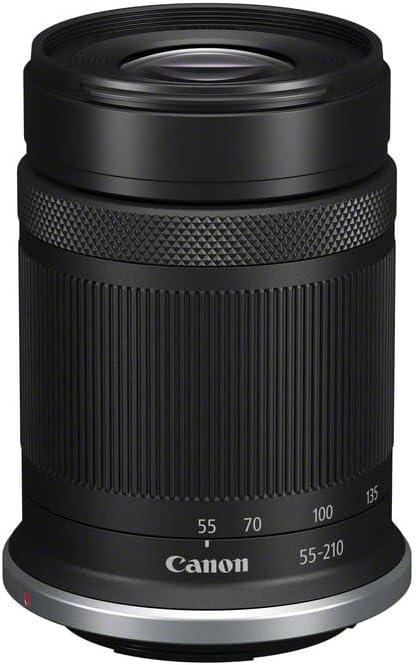 Canon RF-S 55-210 mm F5-7,1 is STM Objectif stabilisé pour Appareil Photo Canon RF APS-C, Noir