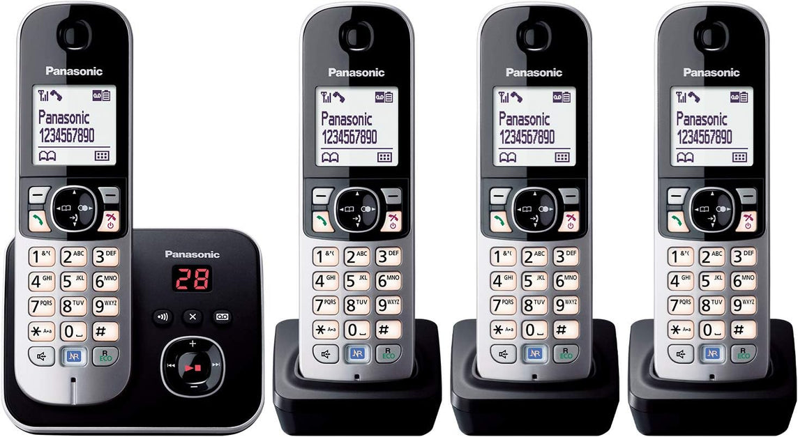 Panasonic KX-TG6824 Téléphones Sans fil Répondeur [Version Allemande]