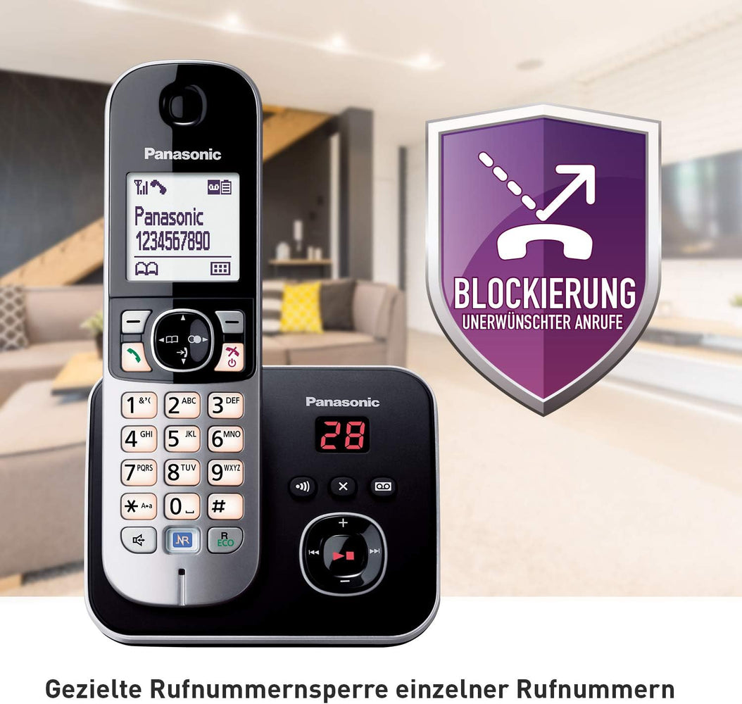Panasonic KX-TG6824 Téléphones Sans fil Répondeur [Version Allemande]