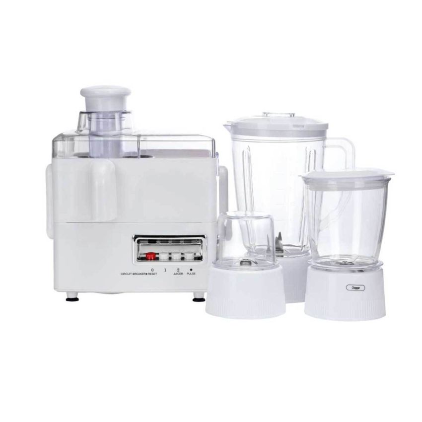Extracteur de jus et Mixeur Multi Fonction 4 EN 1 - ROCH - RJB-A4IN1 - 600W - 6 Mois